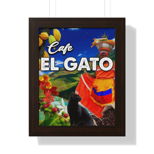 Cafe El Gato Poster